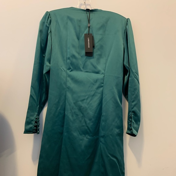 New with tags @lamarque party dress emerald colour size 6 us - Picture 4 of 8